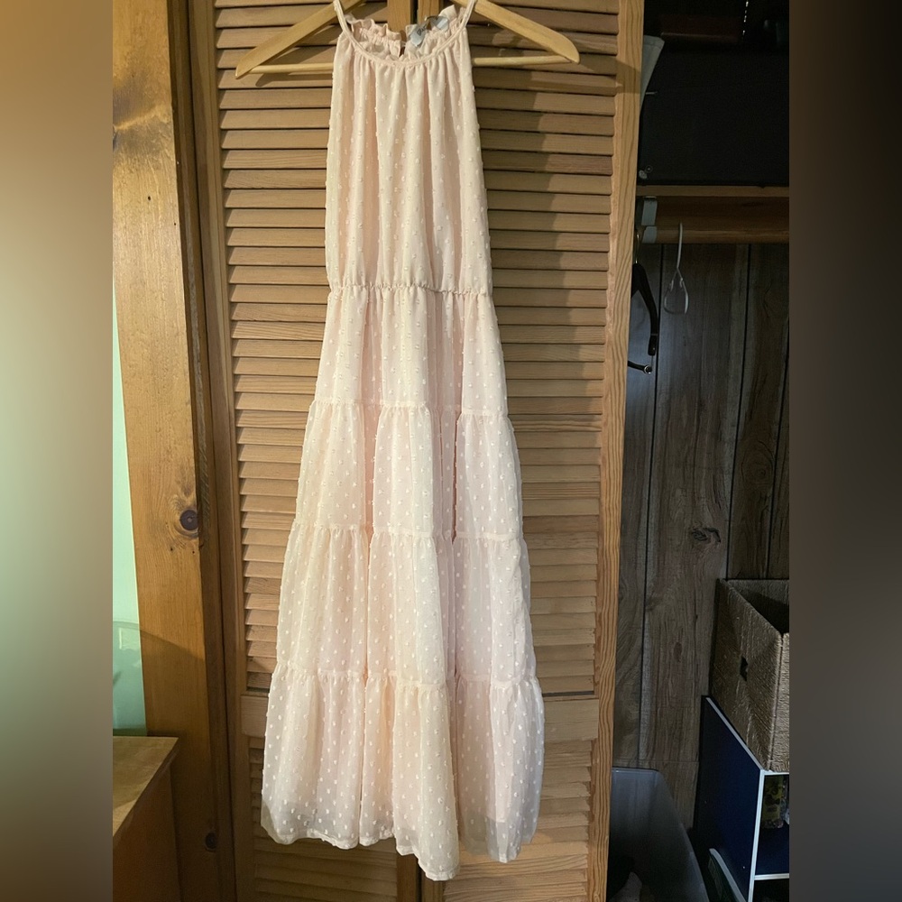Grace Karin Light Pink Kids Dress